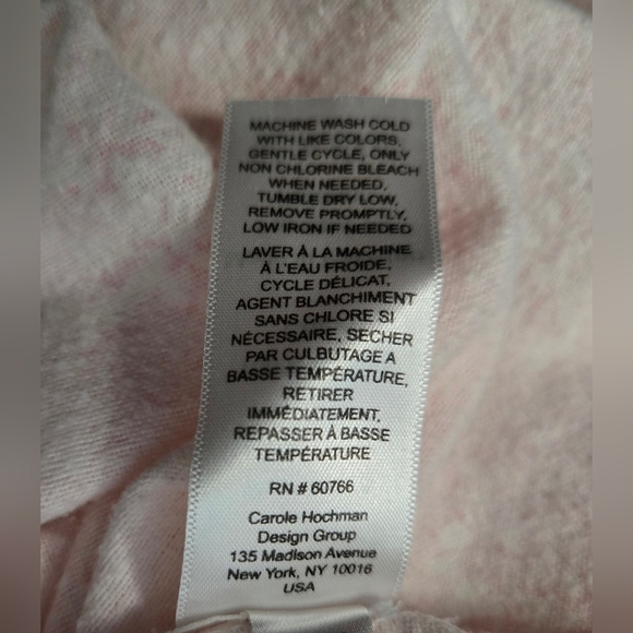 Vtg Pedal Pink Ruffled Long Flanel Floral Nightgown Size L Cozy GrannyCore Warm - Picture 7 of 8